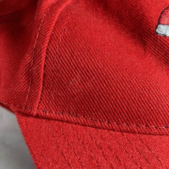 ☀️ Vintage Las Vegas Fire Department Red Dad Hat OSFA Y2K Strap Back - Picture 6 of 6